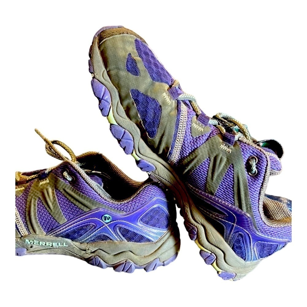 Merrell Womens Grassbow Air Low Lavender Hiking Shoes Sneakers Size 9 - Picture 7 of 13